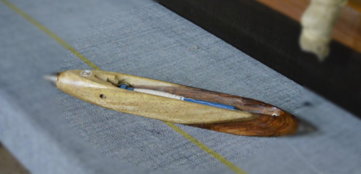 Wooden Shuttle used in Weaving Denim on Handloom