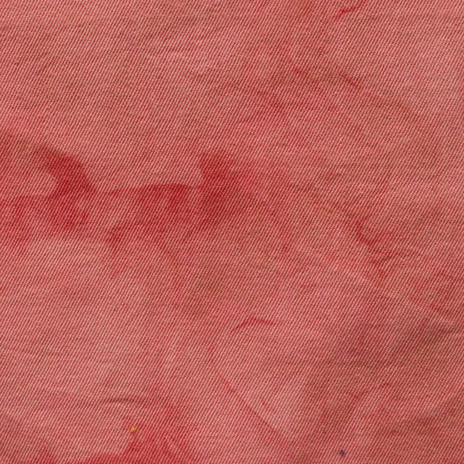 Medium Weight Handloom Selvedge Denim - Fabric Dyed - 10D x 10 - Blood Red - Madder Roots